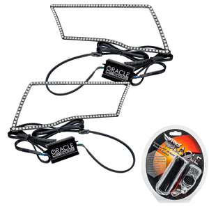 ORACLE Lighting 2250-330 Oracle fits Dodge Ram Sport 09-18 LED Headlight Halo Kit - ColorSHIFT w/ RF Controller