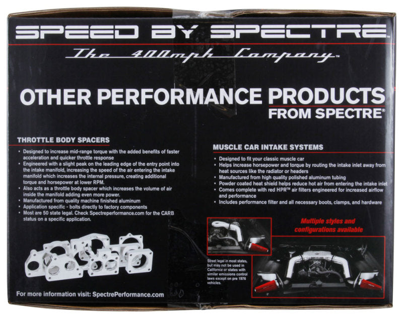 Spectre 9069 16-20 fits Honda Civic L4-1.5L F/I Air Intake Kit