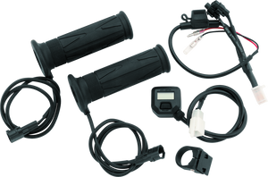 BikeMaster 266282 BikeMaster 7/8in Heated Grips w/ LCD Switch