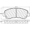 Stoptech 308.1374 Street Touring Brake Pads