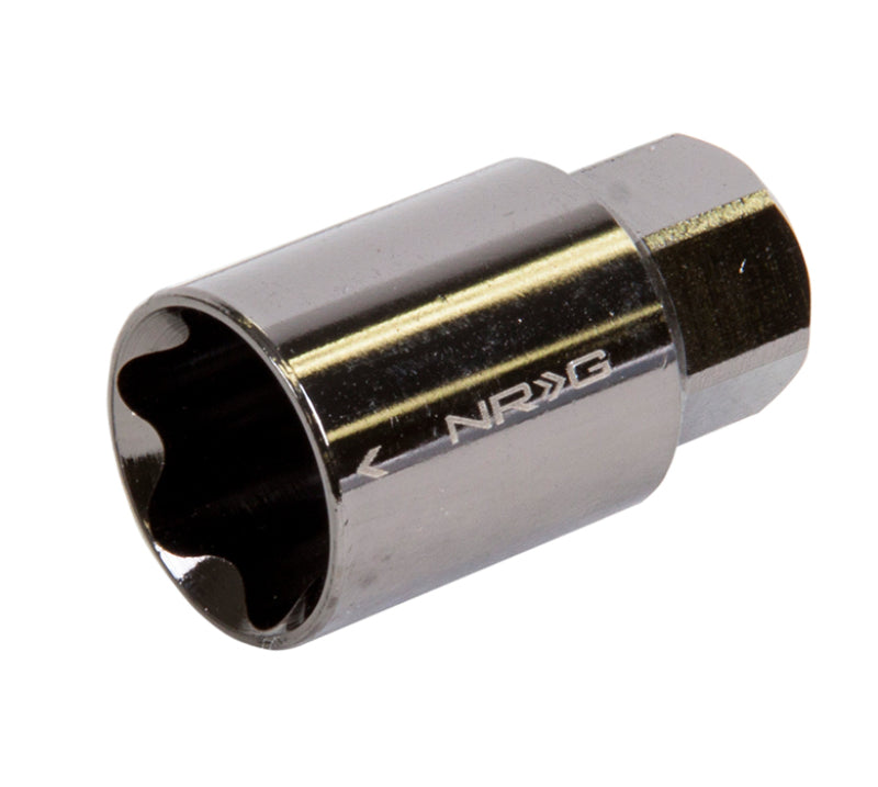 NRG LN-K200 Lug Nut Lock Key Socket Black Chrome 17Mm (Spare) - For Use w/LN / L40 / L41 / L01 / L10