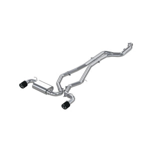 MBRP S43003CF fits Toyota Supra 3.0L 3in Catback Dual Rear Carbon Fiber Tips