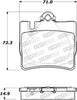 Stoptech 308.0848 Street Brake Pads