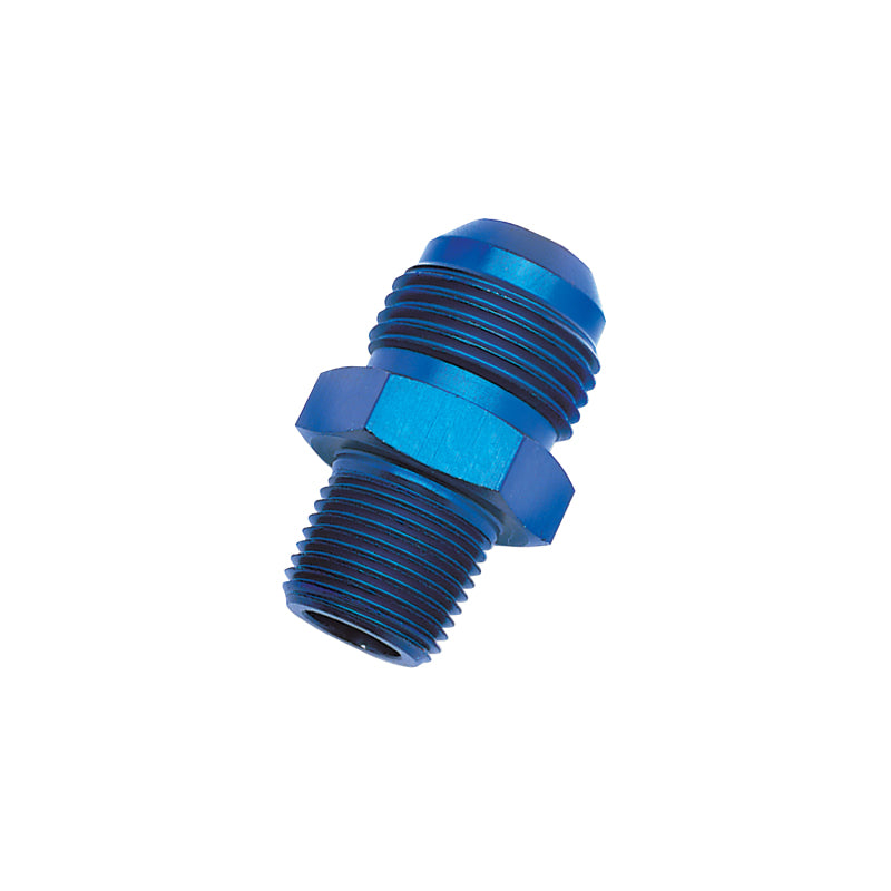 Russell 660450 Performance -6 AN to 1/8in NPT Straight Flare to Pipe (Blue)
