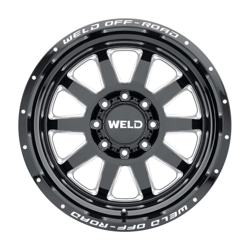 Weld  W10209018500 Off-Road W102 20X9.0 Stealth 8X180 ET00 BS5.00 Gloss Black MI