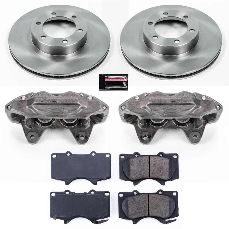 Power Stop KCOE2421 03-09 fits Toyota 4Runner Front Autospecialty Kit w/Cals