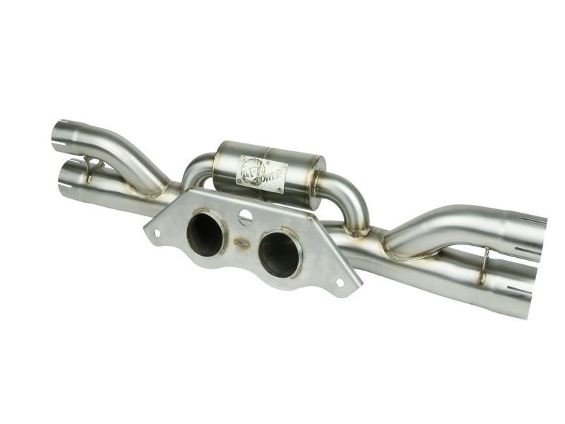 AFE 49C36434 MACHForce XP 304 Stainless Secondary Muffler Delete Pipe 14-19 fit