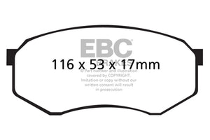 EBC UD433 92-93 fits Toyota Pick-Up Extra Cab Ultimax2 Front Brake Pads