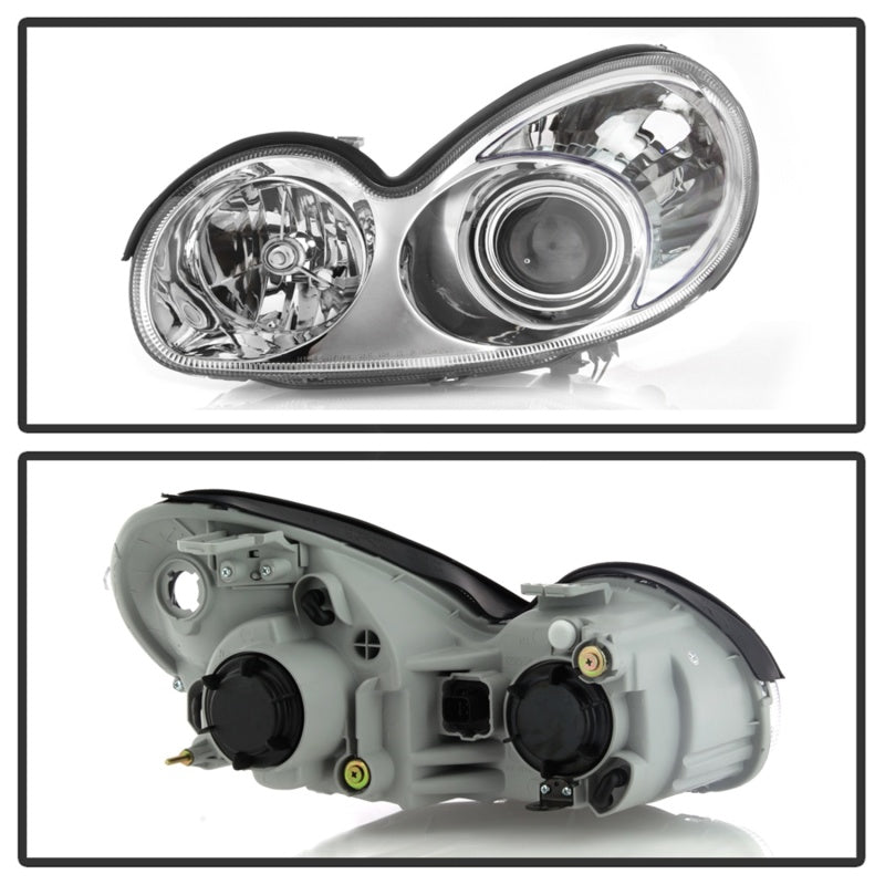 xTune 9042744 02-05 fits Hyundai Sonata OEM Style Headlights - Chrome (HD-JH-HY