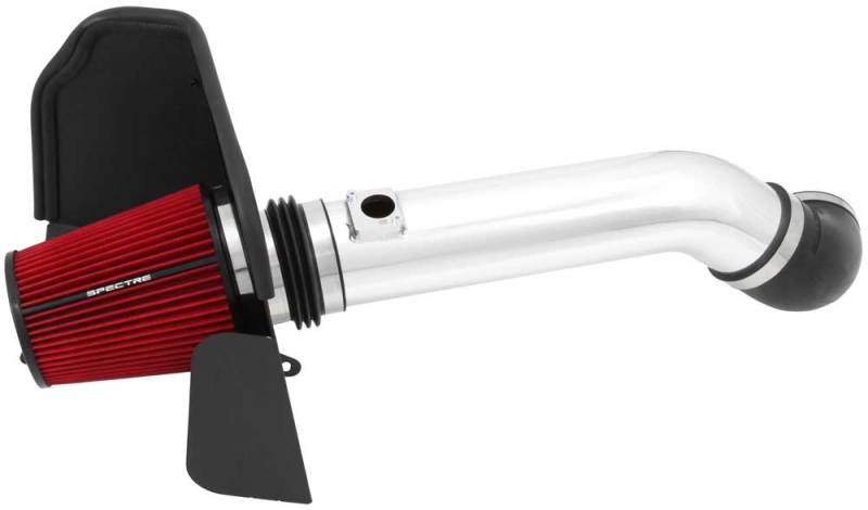 Spectre 9004 11-13 fits GM 2500HD/3500HD V8-6.0L F/I Air Intake Kit - Polished w/Red Filter