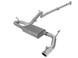 AFE 49-08044-1P on 2-1/2in Aluminized Steel Cat Back Exhaust 07-17 fits Jeep Wr