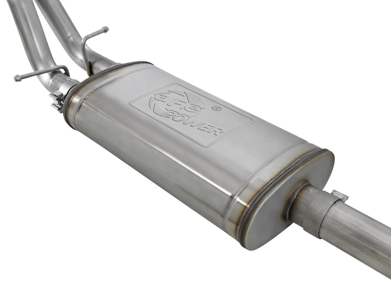 AFE 49-34139-P  XV 3in 304 SS Cat-Back Exhaust w/ Cutout 19-21 fits GM Silverad
