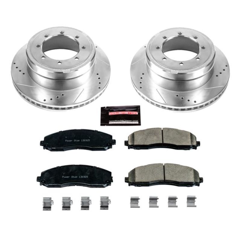 Power Stop K6406 13-16 fits Ford F-450 Super Duty Rear Z23 Evolution Brake Kit