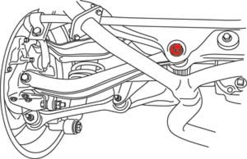 SPC Performance 67667 fits Subaru 00-09 Impreza / Legacy / Outback Rear Toe Kit (SINGLE ARM-REQUIRES 2)