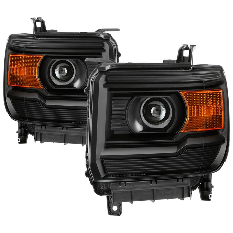 xTune 9042423 14-15 fits GMC Sierra 1500 OEM Style Halogen Headlights - Black (