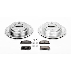 PowerStop K3119 fits Mitsubishi 01-06 Montero Rear Z23 Evolution Sport Brake Kit