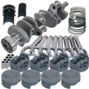 Eagle 111374560 fits Chevy 502 4.250in Crank 6.385in H-Beam -3cc Flat Top 4.560in Pistons Rotating Assembly