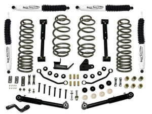 Tuff Country 44902KN 97-06 fits Jeep Wrangler TJ 4in Lift Kit EZ-Flex (SX8000 Shocks)