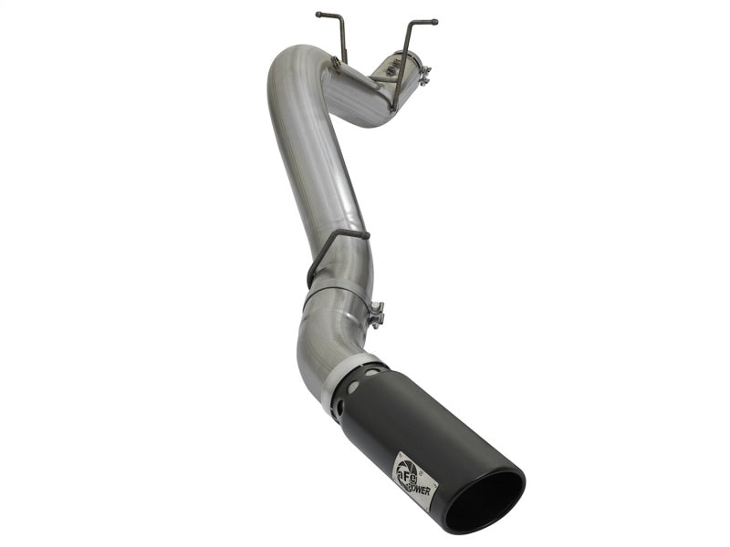 AFE 49-44085-B BORE HD 5in 409-SS DPF-Back Exhaust w/Black Tip 2017 fits GM Dur