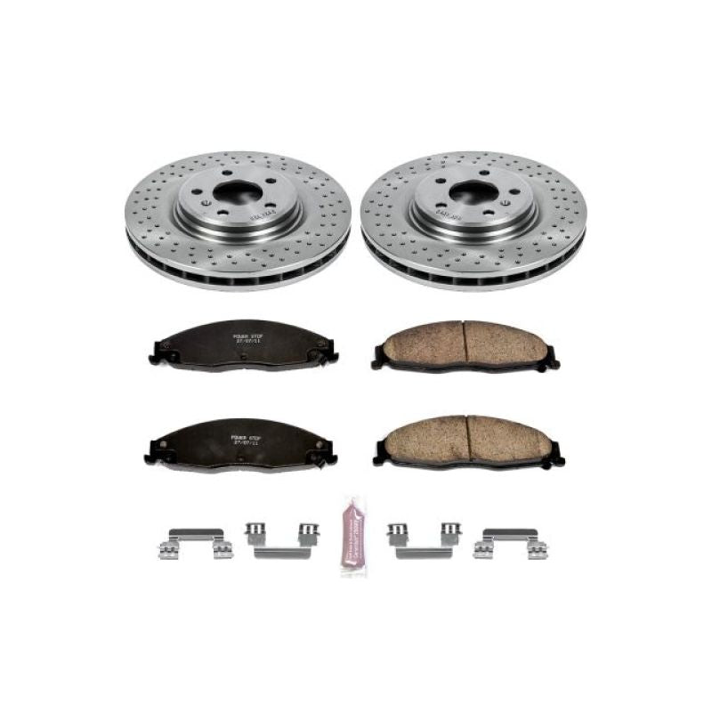 PowerStop KOE1597 fits Pontiac 05-08 Grand Prix Front Autospecialty Brake Kit