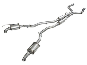 AWE Tuning 2021+ Ford Explorer Tremor 3.0TT 0FG Dual Rear Exit Exhaust w/ Bash Guard