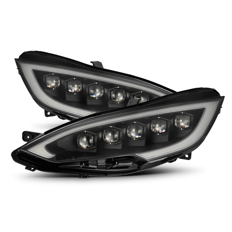 AlphaRex 880877 12-21 fits Tesla Model S NOVA-Series LED Proj Headlights Blk