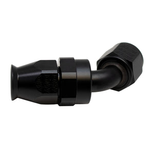 DeatschWerks 6-02-0874-B 8 AN Female Flare Swivel 60-Degree Hose End PTFE - Ano