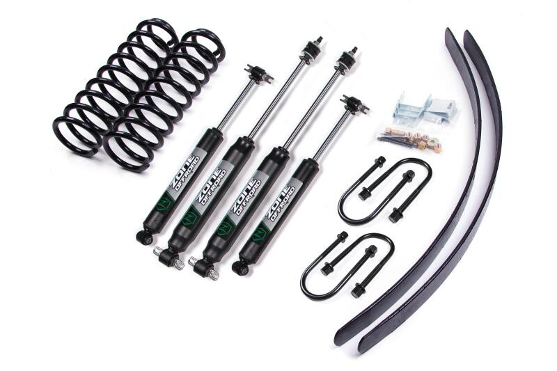 Zone Offroad ZONJ6N 84-01 fits Jeep XJ 3in Kit w/fits Chrysler Axle