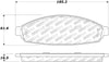 Stoptech 305.0931 Street Select Brake Pads - Front
