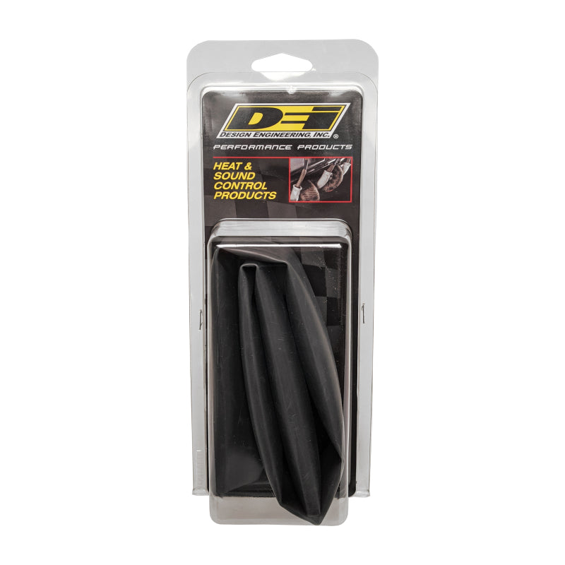 DEI  10858 Hi-Temp Shrink Tube 19mm (3/4in) x 2ft w/Adhesive - Black