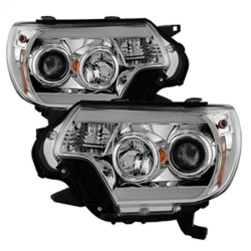 Spyder 5081704 fits Toyota 12-16 Tacoma Projector Headlights Light Bar DRL Chro