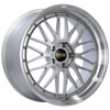 BBS LM283DSPK LM 20x9 5x120 ET20 Diamond Silver Center Diamond Cut Lip Wheel -82mm PFS/Clip Required