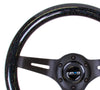 NRG ST-310BSB-BK ST-310BSB-BK Classic Wood Grain Steering Wheel Black Sparkle