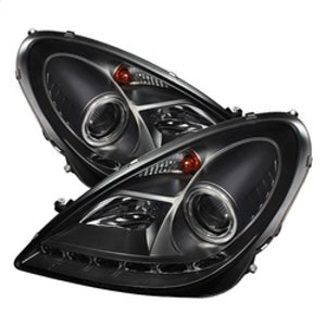 Spyder 5032546 fits Mercedes Benz SLK Projector Headlights Halogen Model- DRL B
