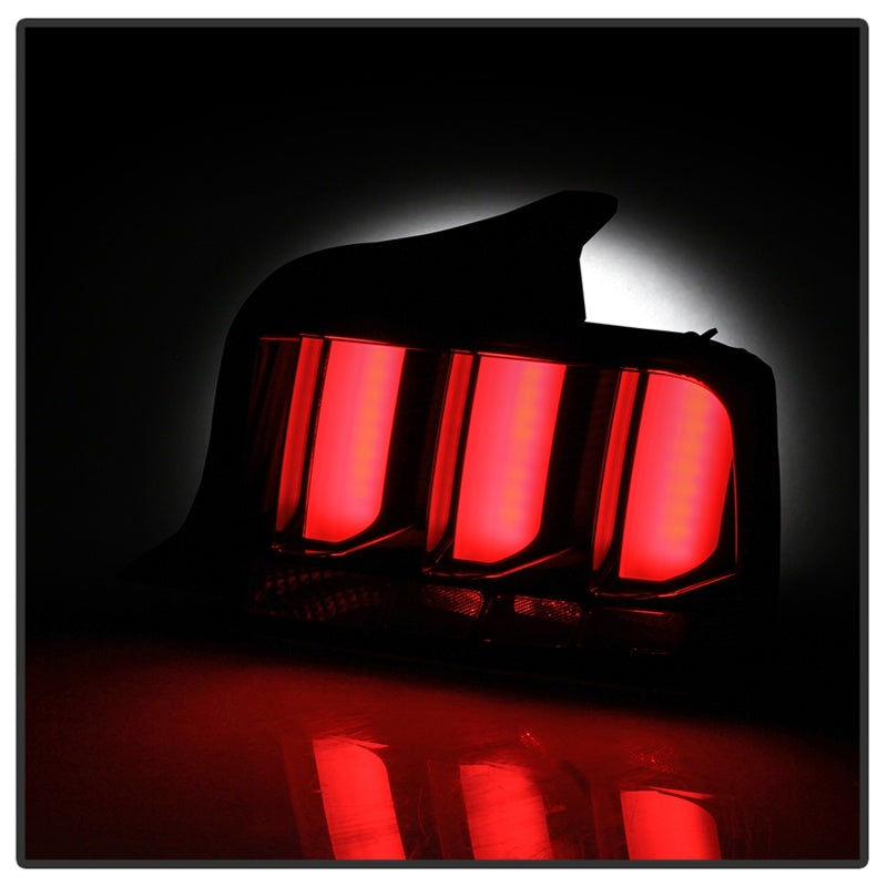 Spyder 5086693 fits Ford 05-09 Mustang (White Light Bar) LED Tail Lights - Blac
