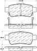 Stoptech 305.1088 Street Select Brake Pads - Front/Rear