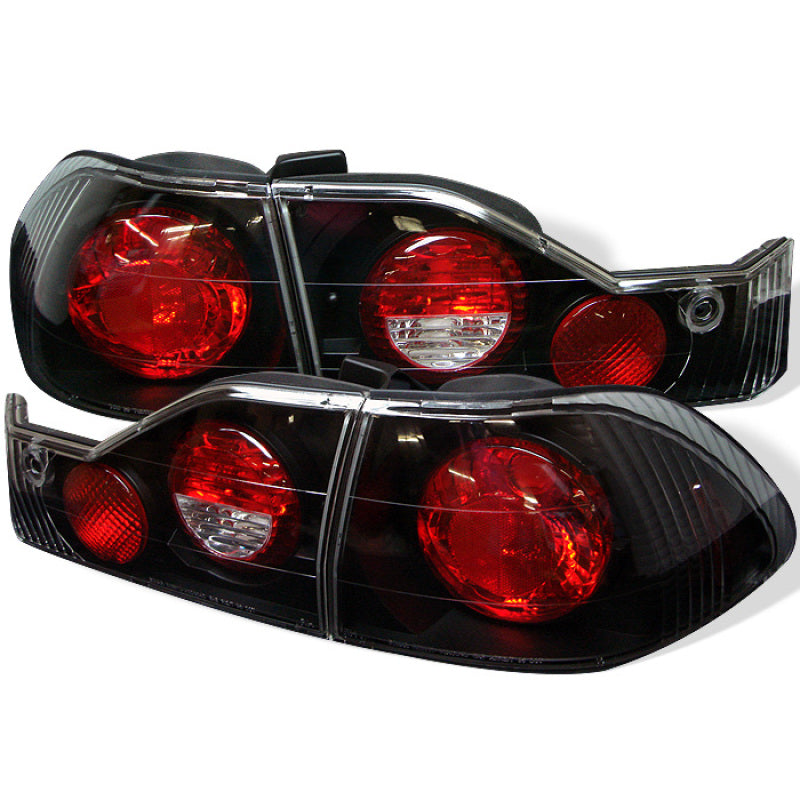 Spyder 5004321 fits Honda 98-00 Accord 4Dr Euro Style Tail Lights Black ALT-YD-