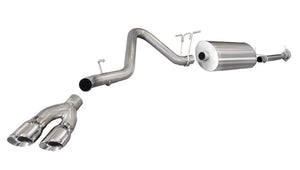 CORSA Performance 14794 Corsa 2011-2013 fits Chevrolet Silverado Crew Cab/Std. Bed 2500 6.0L V8 Polished Sport Cat-Back Exhaust