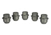 fits Ford 05-14 Racing M-1012-H Mustang 1/2in -20 Thread Cone Seat Open Lug Nut Kit (5 Lug Nuts)