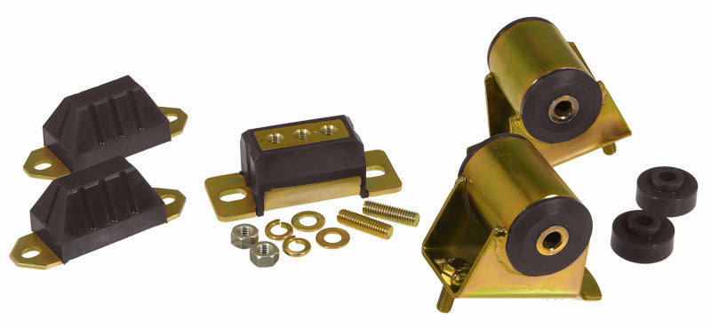 Prothane 1-1902-BL fits Jeep 87-96 YJ Drivetrain Kit - Black