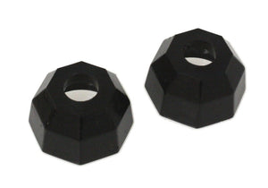 Energy Suspension 9.13120G Universal Black 16.6mm Taper Dia Octagon Tie Rod Dust Boots (Set of 2)