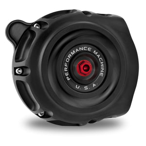 Performance Machine 0206-2142-SMB Vintage Air Cleaner - Black Ops