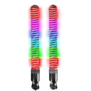 DragonFire Racing 523235 WarWhip Largos - 2 in x 2 ft RGB Quick Release - pair