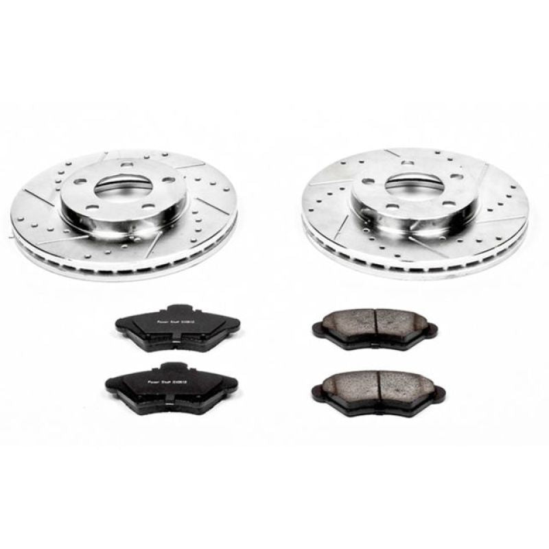 PowerStop K1299 fits Ford 94-98 Mustang Front Z23 Evolution Sport Brake Kit
