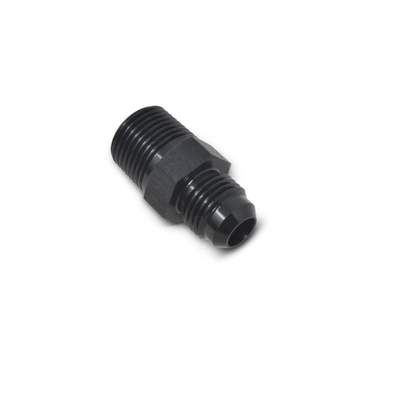 Russell 660503 Performance -10 AN to 1/2in NPT Straight Flare to Pipe (Black)