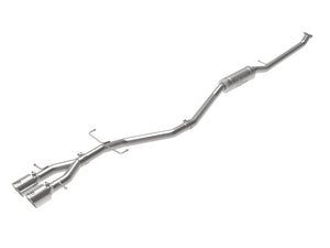 AFE 49-36620-P  2.5in 304SS Cat-Back Exhaust System 17-20 fits Honda Civic SI C