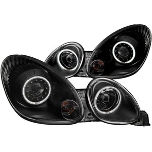 ANZO 121144 1998-2005 fits Lexus Gs300 Projector Headlights w/ Halo Black