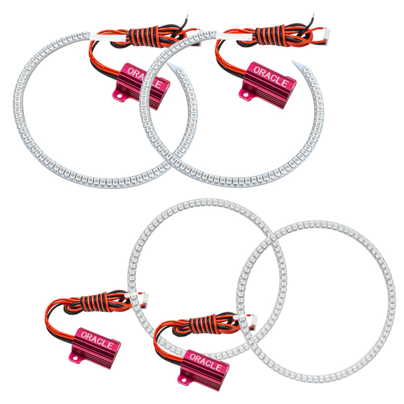 Oracle 06-08 BMW 7 Series LED Headlight Halo Kit - Red