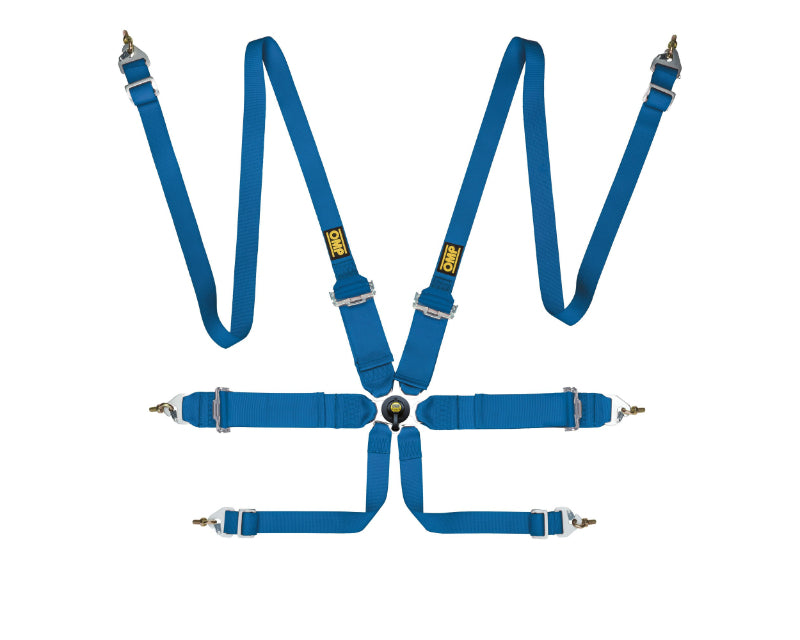 OMP DA0-0204-B02-041 First 3/2 Racing Harness Blue