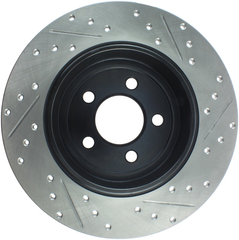 Stoptech 127.63060R 05-13 Chrysler300/300C / 09-12 Dodge Challenger Rear Right Drilled & Slotted Rotor
